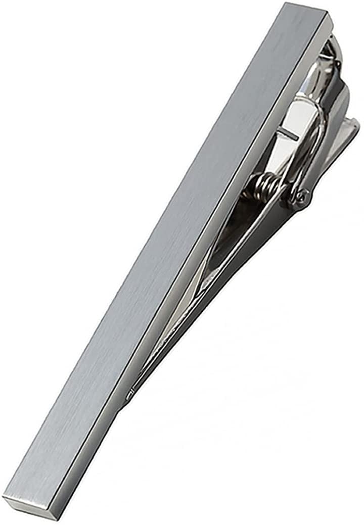 ネクタイピン タイバー メンズ 日本製 Solid Tie Clip(シルバー)