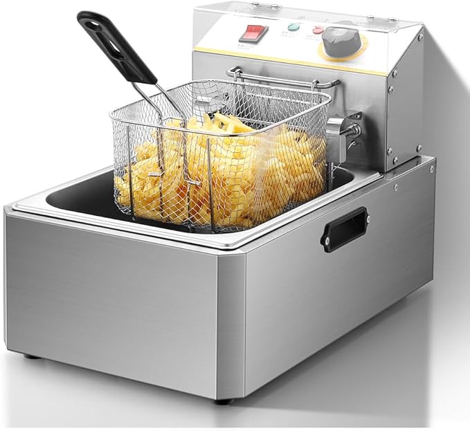 電気フライヤー 卓上フライヤー 4L 6L 12L 業務用/家庭用揚げ物器 ミニフライヤー 温度調節 小型 電気 ミニフライヤー pse認証付き 電気フライヤー 揚げ物 家庭用フライヤー 業務用フライ