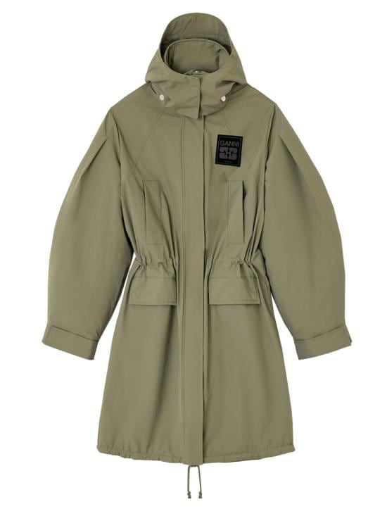 GANNI Women Trench Coats W1013 861 GREEN