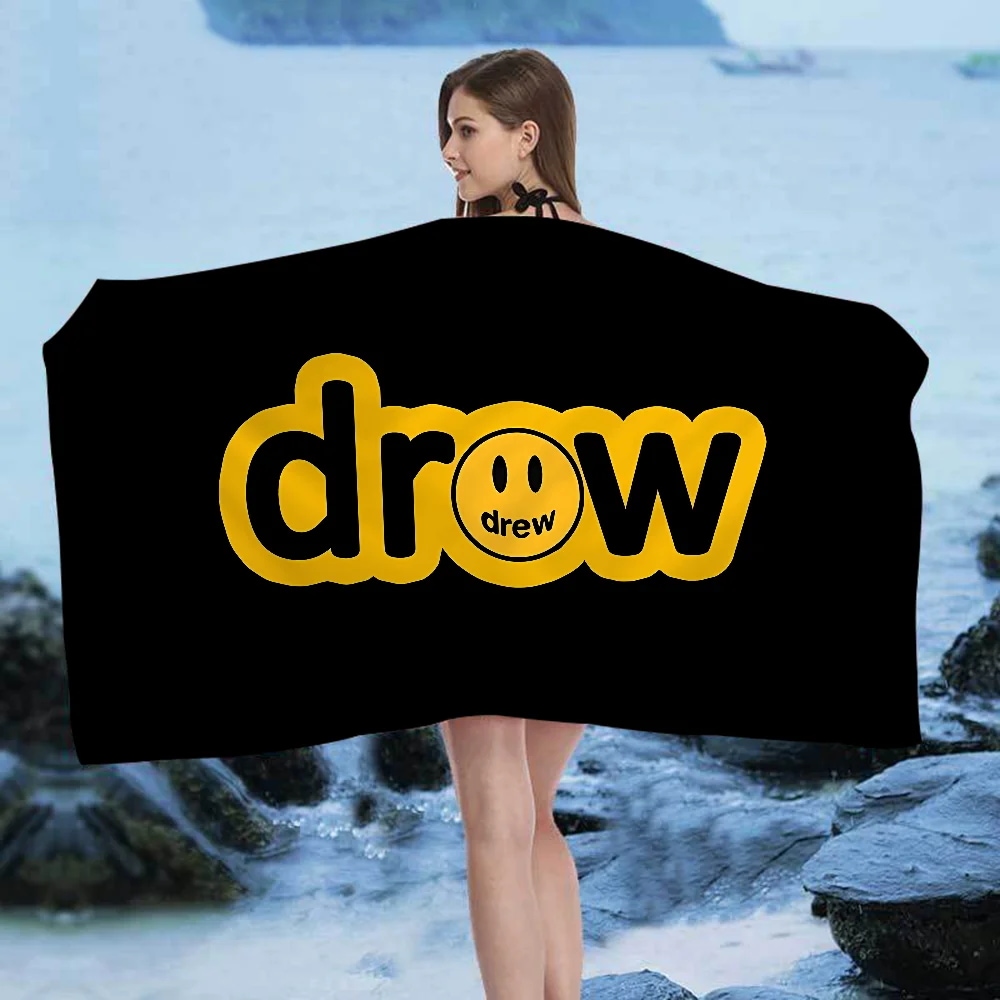 ジャスティンビーバー-大きなマイクロファイバービーチタオル速乾性サンドタオル旅行用プールタオルスイムプールヨガ大きなd-drewsハウス - 15