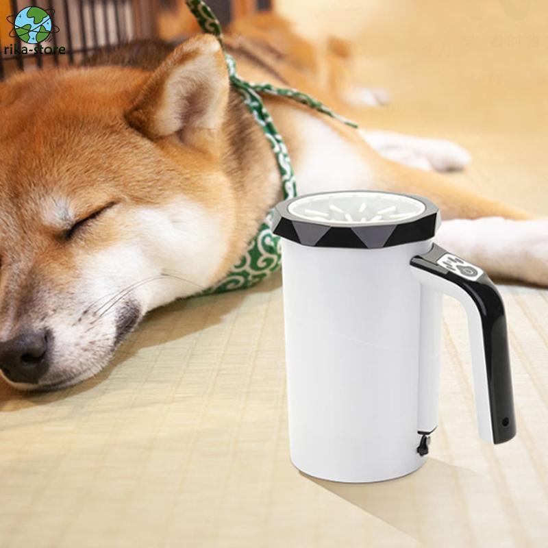 年末の福利ペット用品 フットブラシ 足洗いカップ 猫 犬 手足用 ペット用 散歩後 犬足ブラシ 電動 自動 クリーナー 散歩グッツ 洗浄カップ 爪用