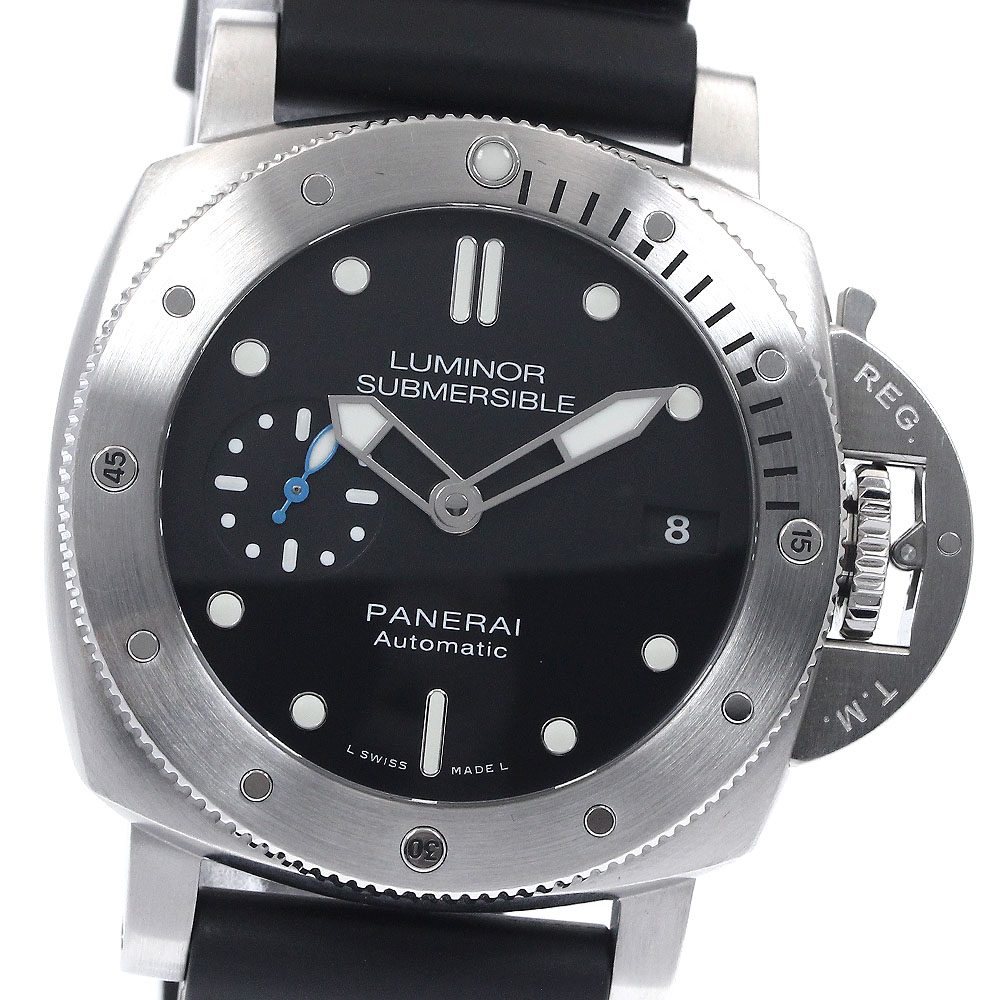 パネライ PANERAI PAM00682 ルミノール1950 サブマーシブル スモールセコンド 自動巻き メンズ 良品 箱・保証書付き_894798【中古】