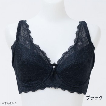 TAMURA yauco 脇高ワイヤー入り フルカップブラジャー ブラック C75 YTA22