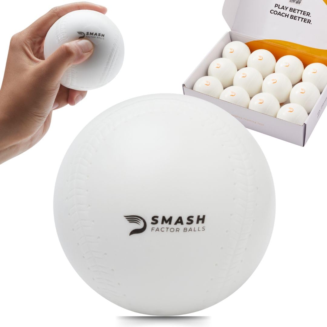 スマッシュファクターボール 12個セット 野球 バットスピード向上 マシン可 打撃練習 守備練習