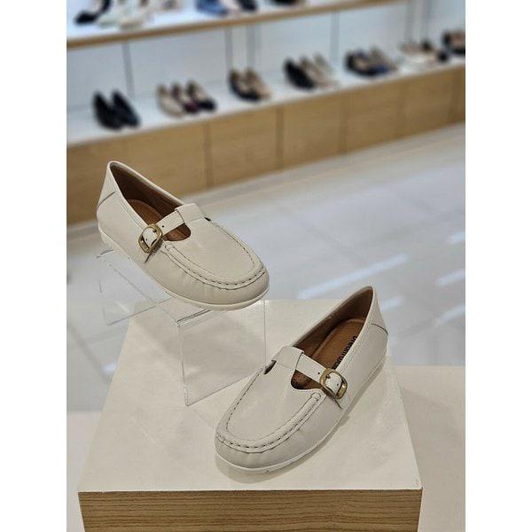 [] 女性バックル飾りローファー612419003 (P003504389)