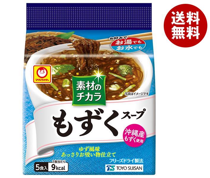 東洋水産 マルちゃん 素材のチカラ もずくスープ (3.6g＊5食)＊6袋入＊(2ケース)