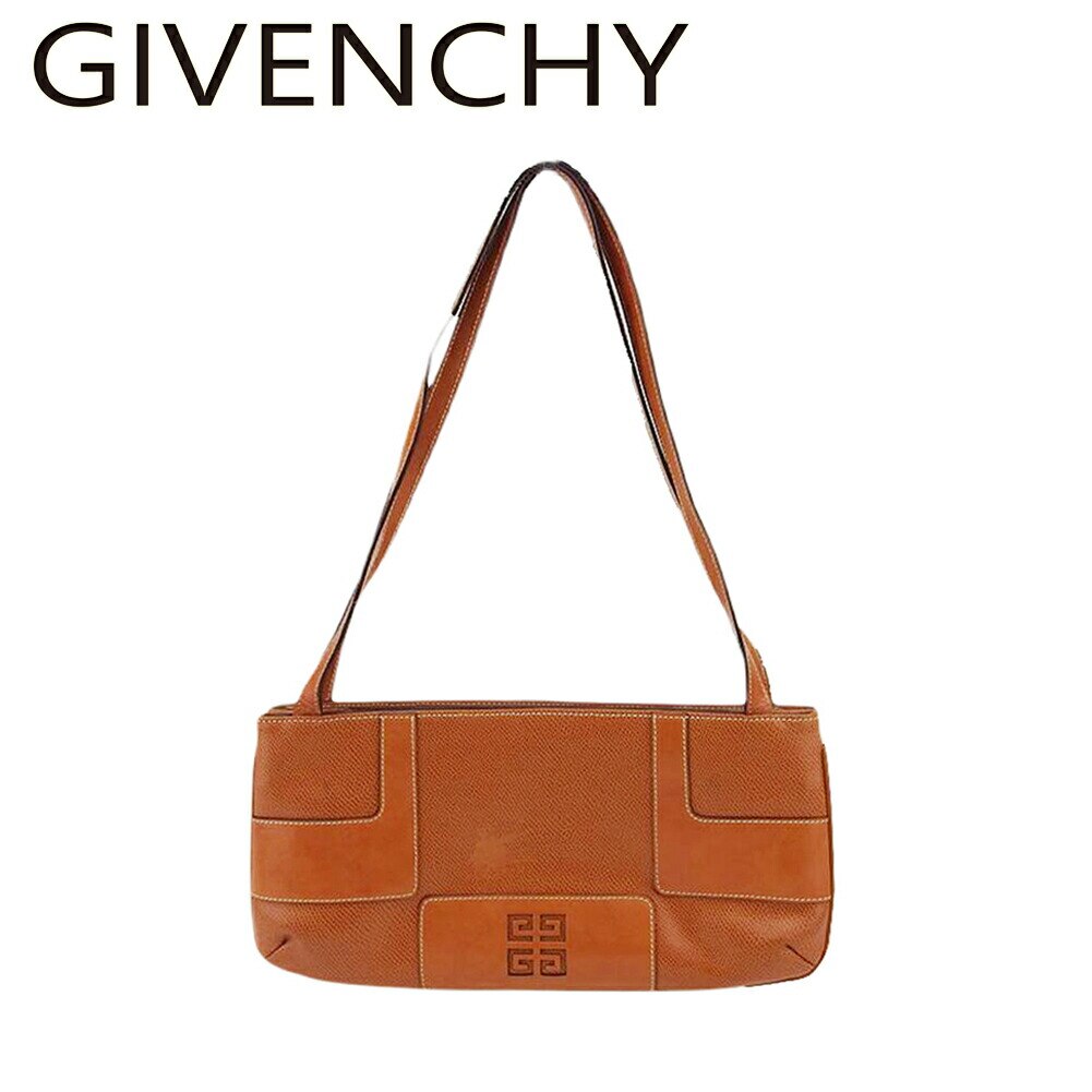 ショルダーバッグ セミショルダー バッグ 4Gロゴ レディース ライトブラウン 中古