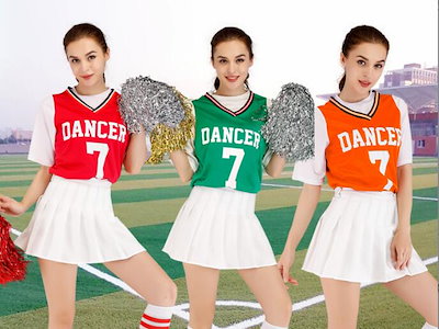 チアユニフォーム衣装上下ショーツセット