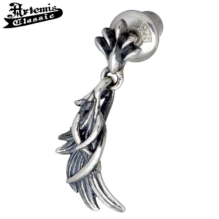 アルテミスクラシック Artemis Classic ガブリエル シルバー ピアス アクセサリー メンズ 1個売り 片耳用 羽根 ACE0141