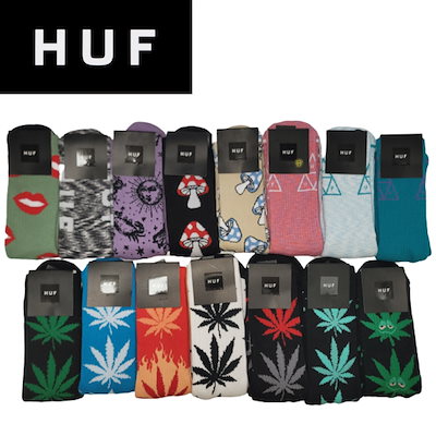 [HUF] 100% 正品 ソックス 靴下 メンズ トリプルトライ...のサムネイル