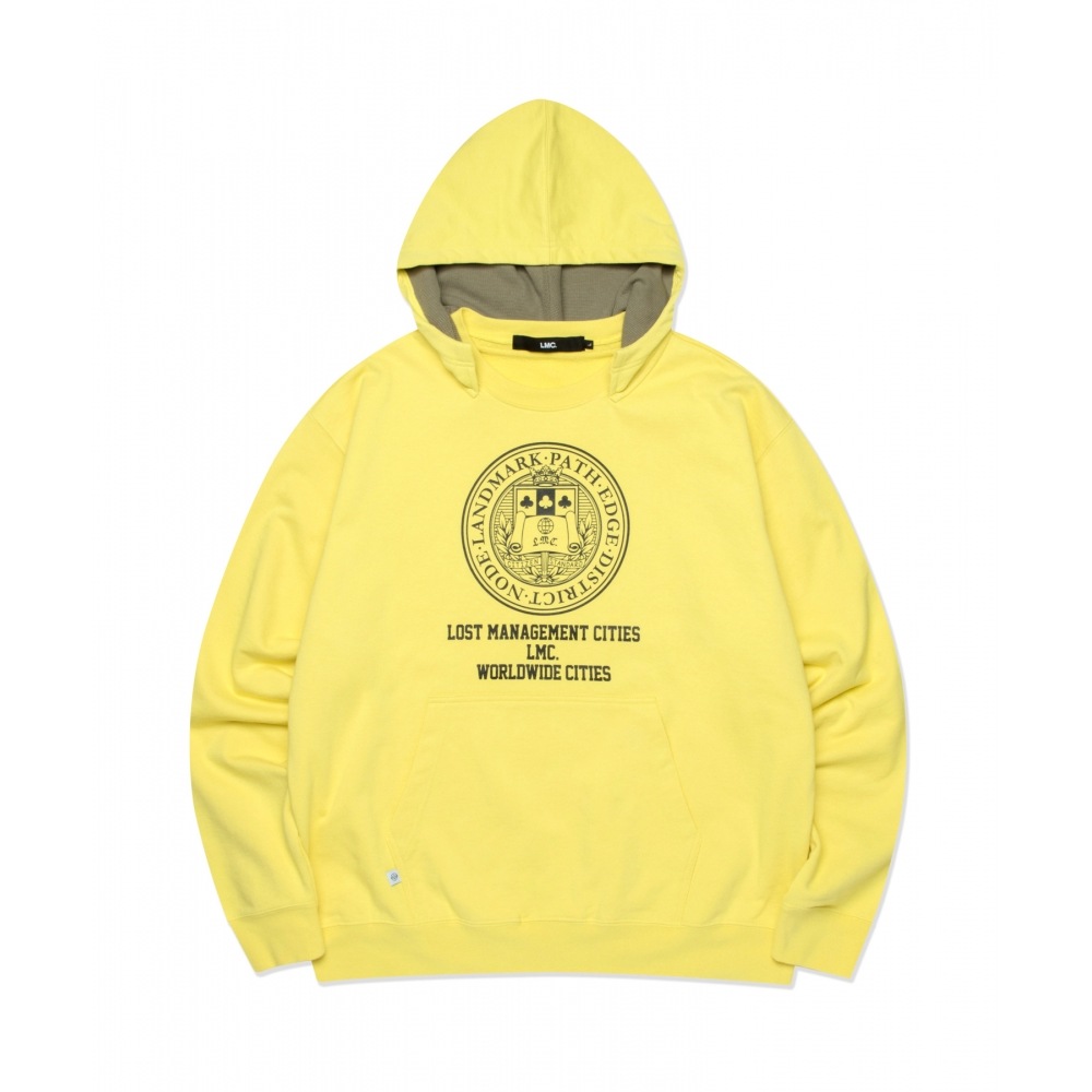 LMC [スウェット72時間のみ] LMC UNIV AFTER HOODIE light yellow