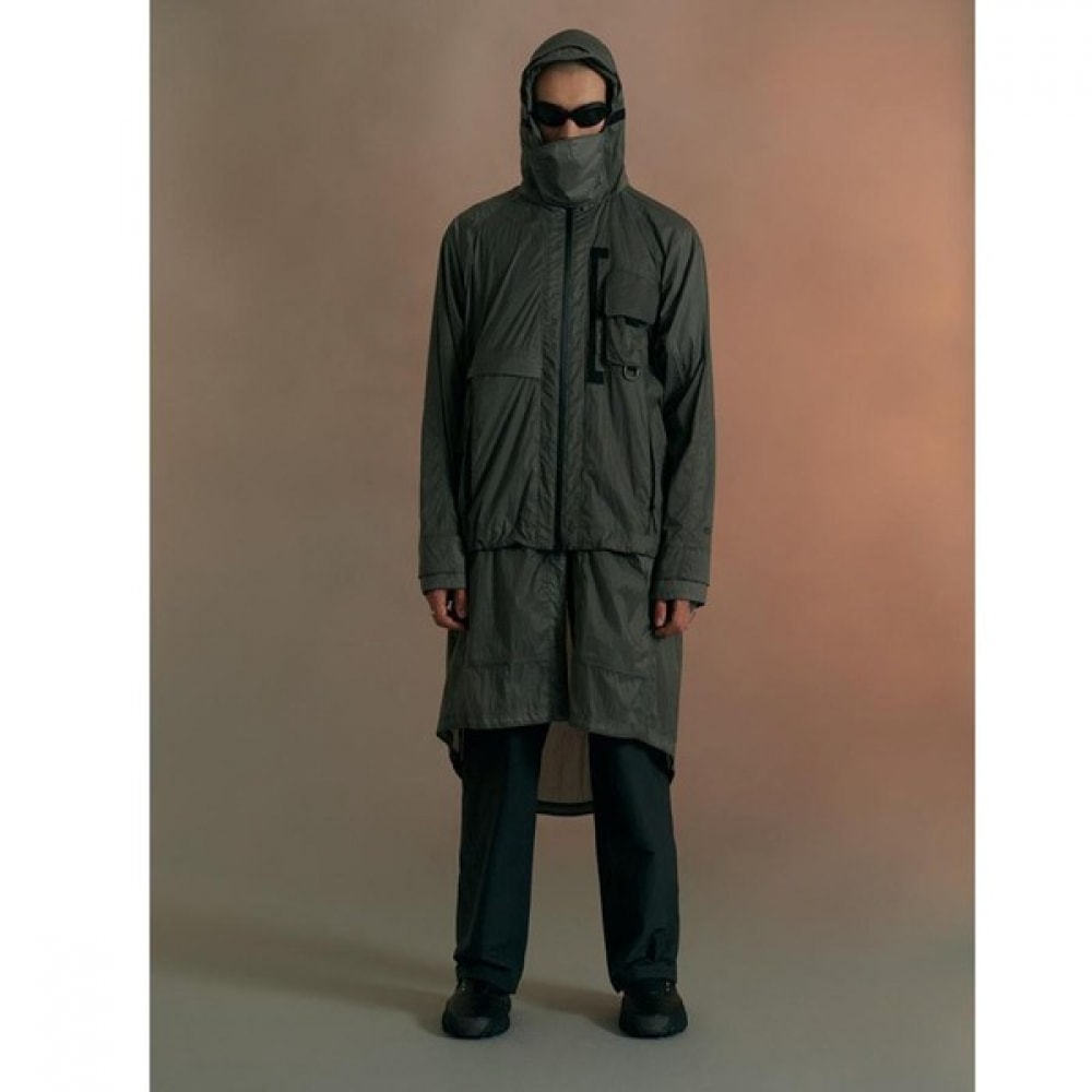 [Bobcat] メソソフトシェル 2WAY ジャケット-グレー