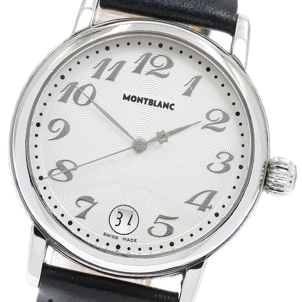 モンブラン MONTBLANC 7042 マイスターシュティック デイト クォーツ メンズ _933955【中古】