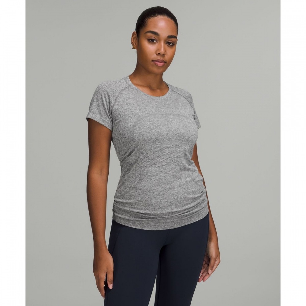 スイフトリーテックショートスリーブ 2.0-スレート/ホワイト