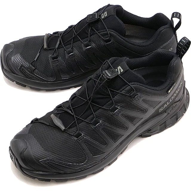 メンズ トレイルランニングシューズ ゴアテックス [L47270100] XA PRO 3D V9 GTX 靴 スニーカー 防水 アウトドア Black/Phantom/Pewter 正規取扱店