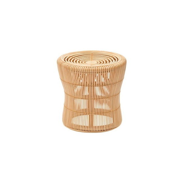 Rattan World C429ND スツール ライトブラウン Breeze シリーズ ラタン メーカー直送