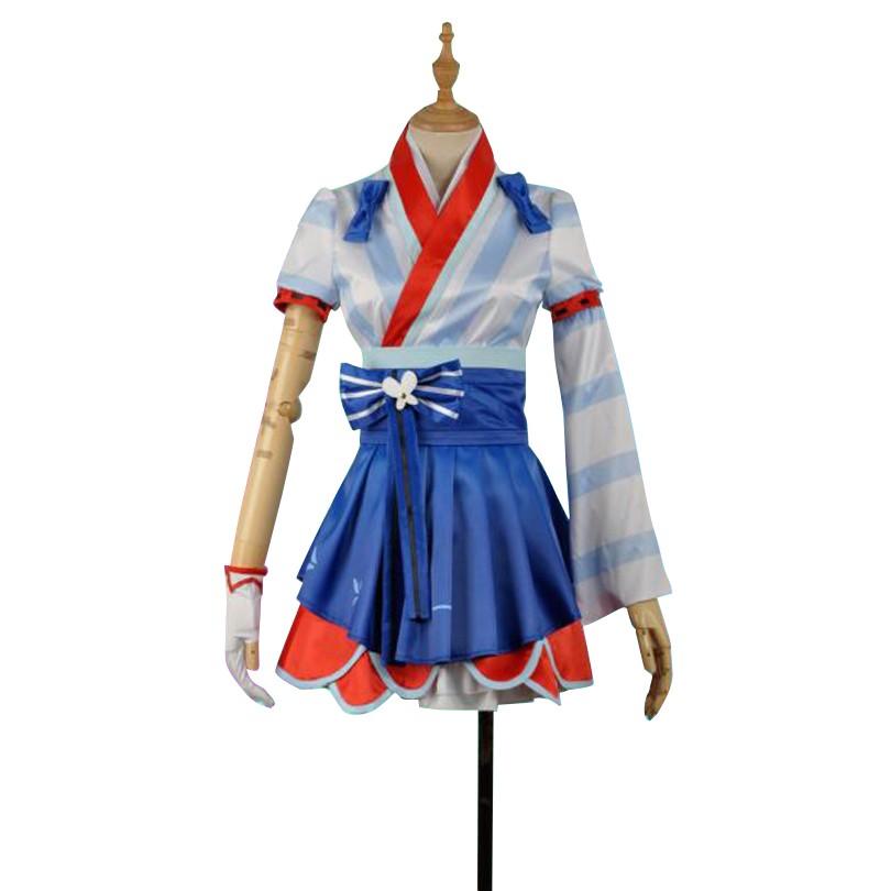 lovel Sunshine Aqours ラブライブ サンシャイン アクア 未熟DREAMER 津島善子 つしま よしこ 風 コスプレ衣装 イベント 演出服 二次会 cosplay