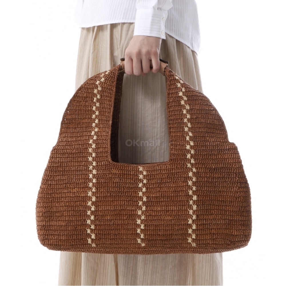 ヘレンカミンスキーユーフォリアトート-ナッツシェル/ナチュラル (BAG51903) 無料 (ナッツシェル/ナチュラル)