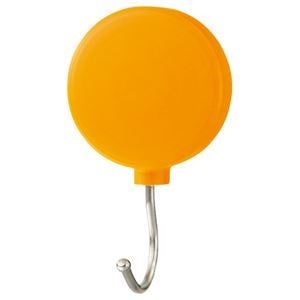 （まとめ） ミツヤ プラマグネットフック スイング式 耐荷重約3Kg オレンジ PMHRM-OR 1個 15セット