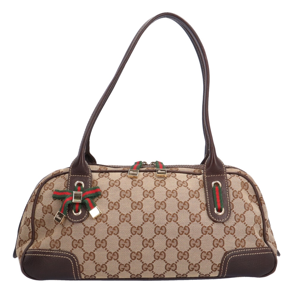 グッチ シェリー ショルダーバッグ GGキャンバス 161720 002058 ベージュ GUCCI 中古