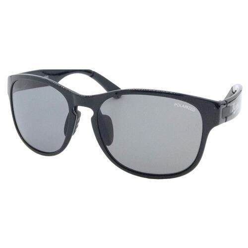 偏光サングラス 偏光レンズ RH-3331 C-10 [シャイニーブラック/GY-25] 55mm 【ズレ防止の可動鼻パット付】