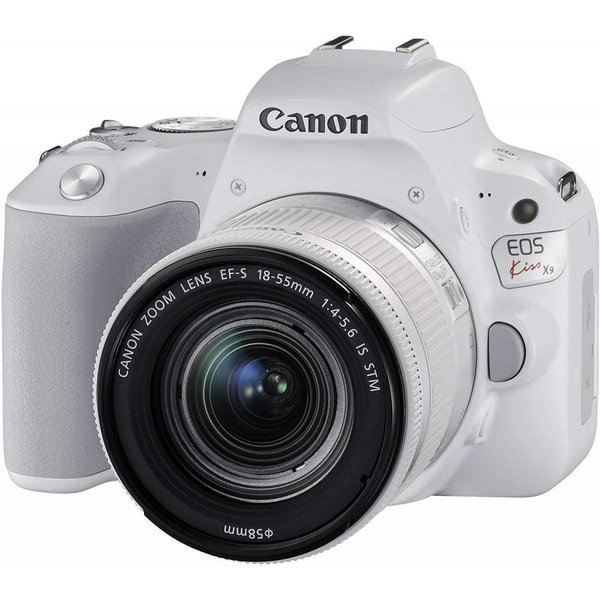 【中古】キヤノン Canon EOS Kiss X9 EF-S18-55 IS STM レンズキット ホワイト SDカード付き 91,800円