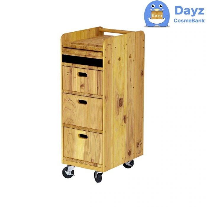 ワイエスパーク F-10 ナチュラル　　YSパーク ナチュラルウッドワゴン　YS PARK サロン ワゴン　　キャンセル返品不可商品