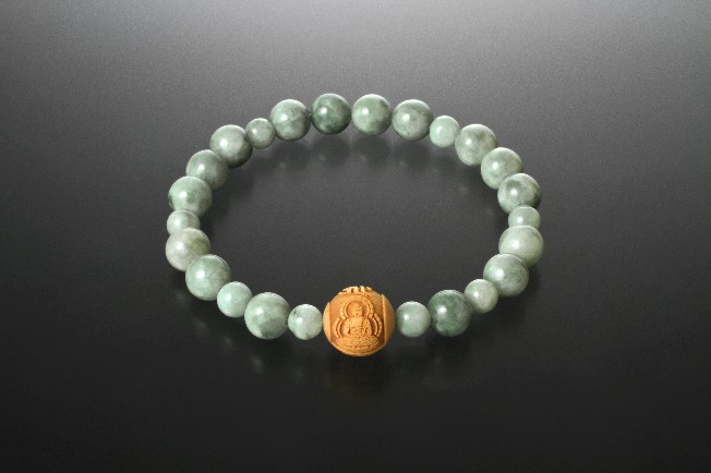 守護本尊ひすいブレス 翡翠 パワーストーン ブレスレット メンズ レディース 効果 ハンドメイド 浄化 種類 意味 アクセサリー ヒスイ 天然石