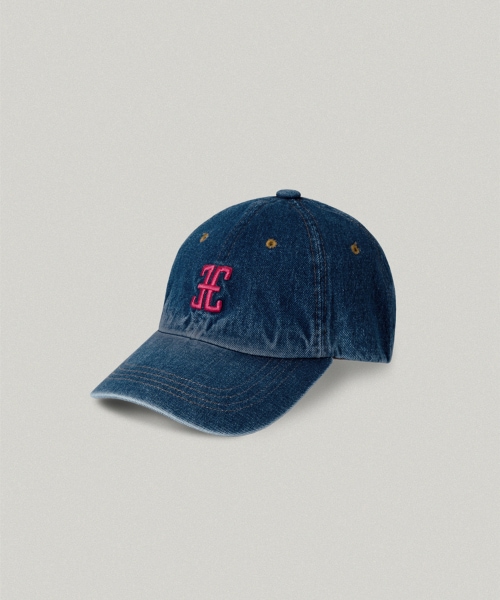 【FOLNUA】 CLASSIC LOGO DENIM BALL CAP [INDIGO BLUE] キャップ 正規品