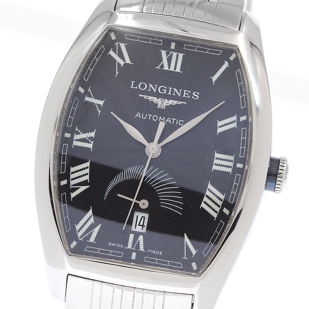 ロンジン LONGINES L2.672.4 エヴィデンツァ パワーリザーブ デイト 自動巻き メンズ _957042【中古】