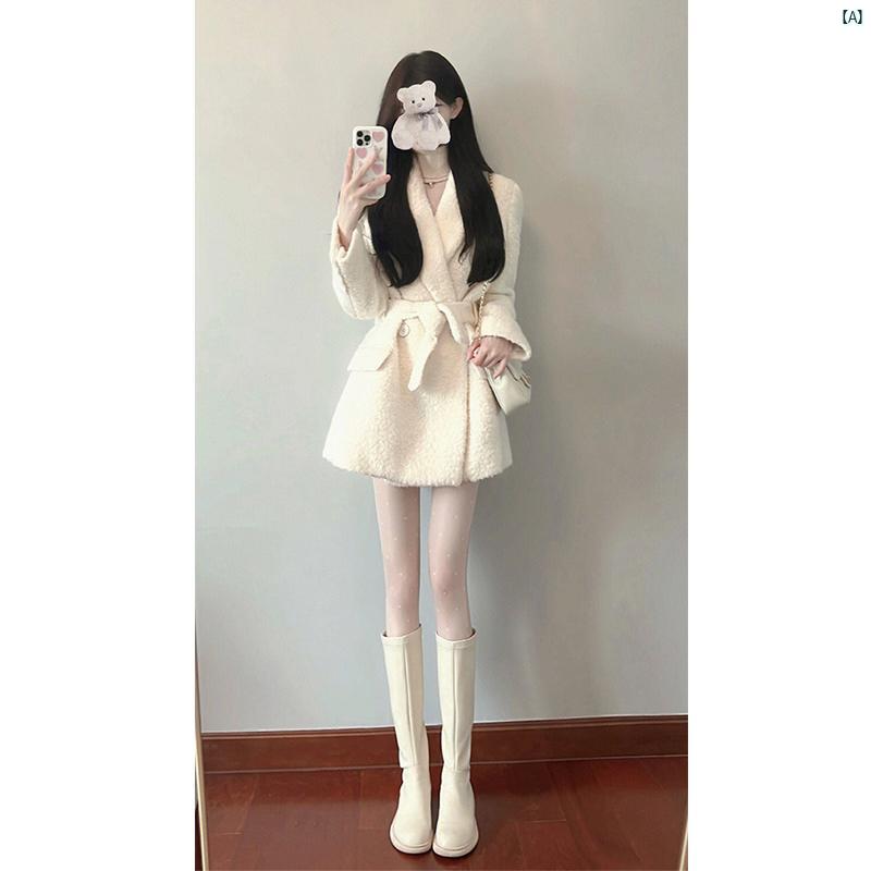 レディース レディース　アーバンファッション　モダンファッション　海外　欧州　個性的　アーバン パーティー 新 ジャージ ウール スーツ ジャケット ホット レディース 秋冬 小柄 香り ホワイト コ