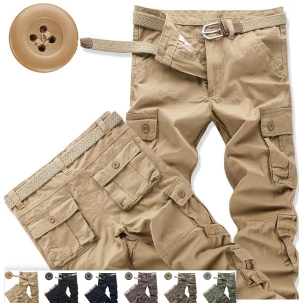 【限定販売】カーゴパンツ メンズ 保温 ロング ワークパンツ ポケット多い 作業ズボン 作業服 欧米風 ミリタリー 春 秋 冬