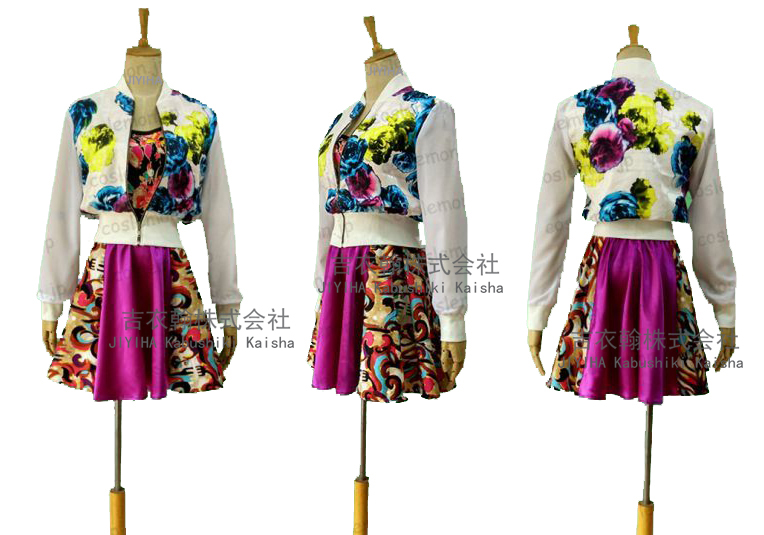 コスプレ衣装 に適合する 芸能人衣装 AAA 宇野実彩子 風 コスプレS1289