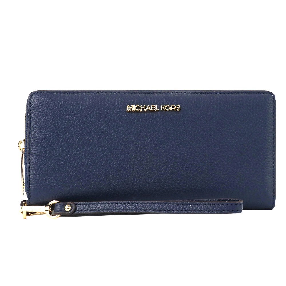 財布 長財布 35T7GTVE7L NAVY ストラップ付 アウトレット レディース ウォレット 新作