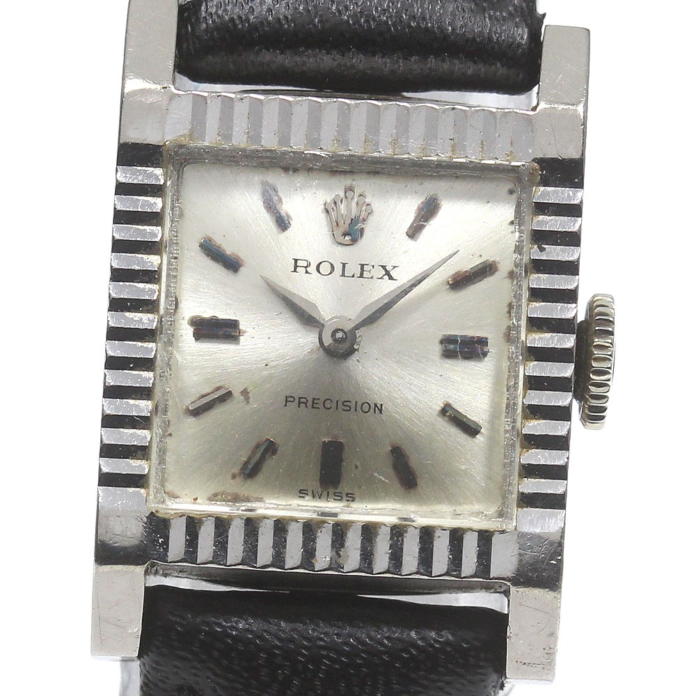 ロレックス ROLEX 9356 プレシジョン K18WG 手巻き レディース _781296【中古】