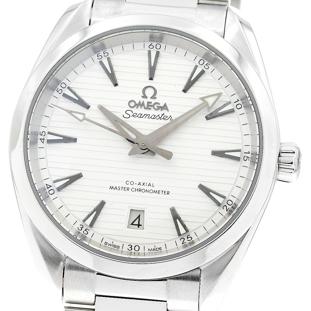 オメガ OMEGA 220.10.38.20.02.001 シーマスター アクアテラ コーアクシャル 自動巻き メンズ 良品 保証書付き_877488【中古】