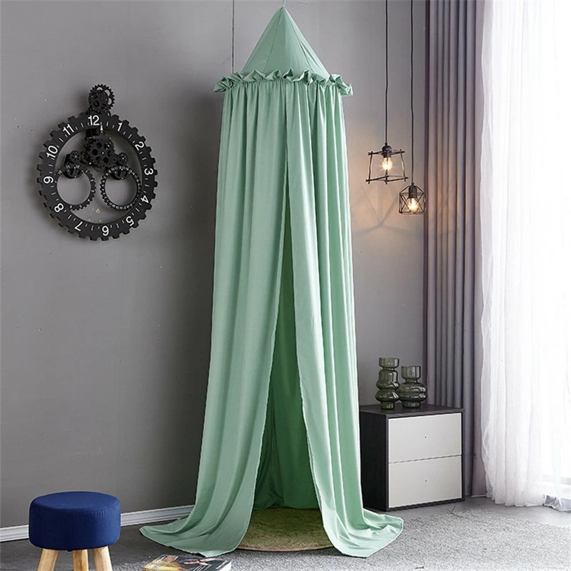 子供蚊帳 スリーピングカーテン 蚊帳天蓋 キャノピー インテリア 北欧 子供ルーム 部屋飾り 蚊対策 飾り お姫様 可愛い パープル ピンク ホワイト グリーン グレー 取り付け簡単