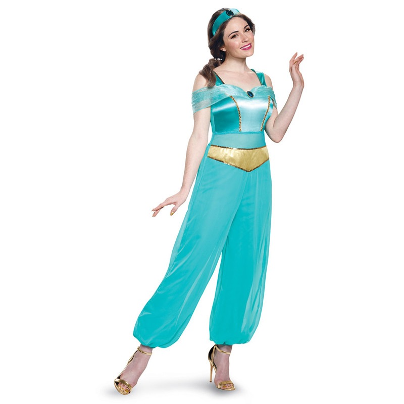 コスプレ 仮装 ジャスミンドレス デラックス 女性用S 【 コスプレ ハロウィン 仮装 コスチューム セクシー 民族衣装 ドレス アラビアン ジャスミン アラジン ベリーダンス パーティーグッズ 余興