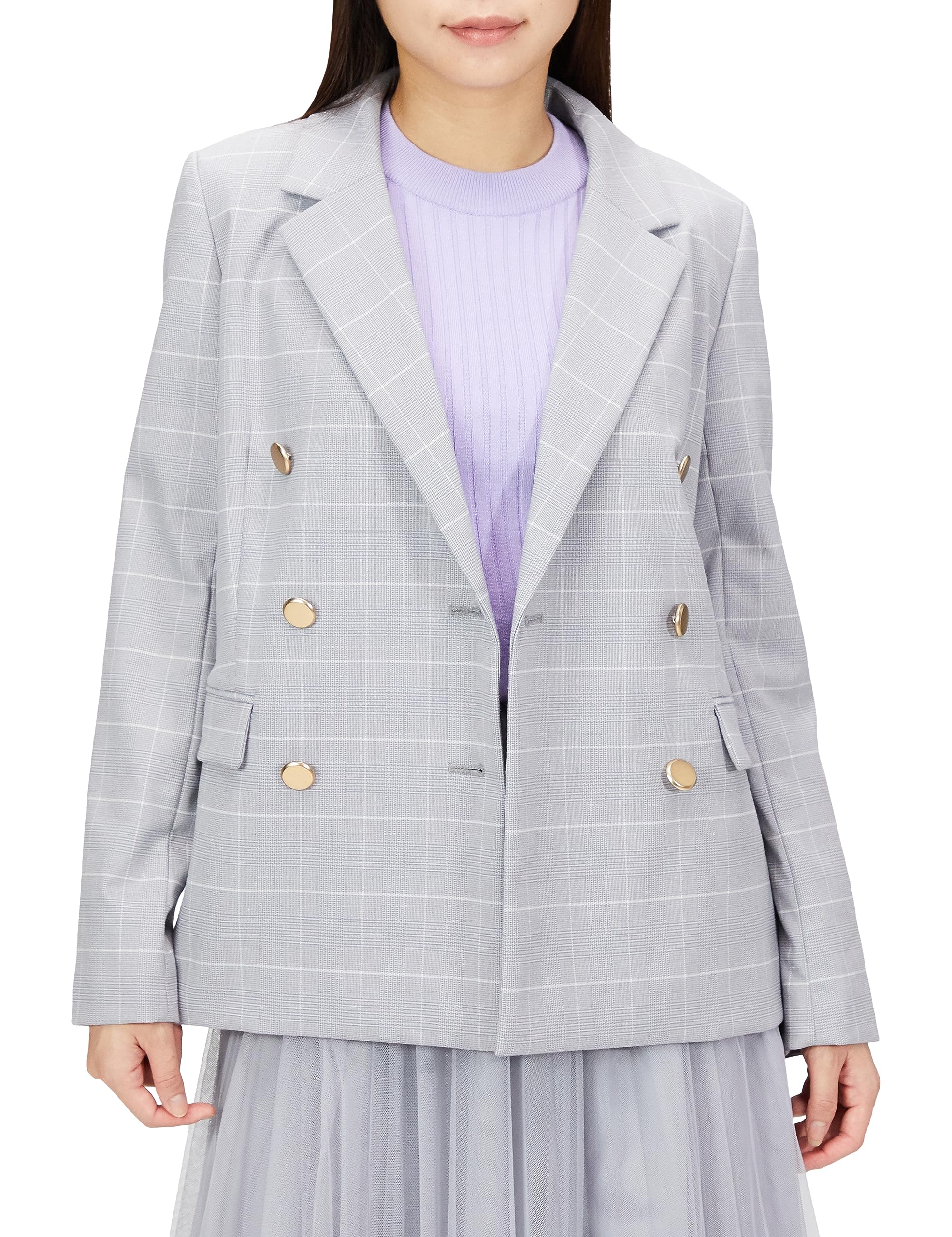 [スナイデル] Sustainaダブルジャケット SWFJ234004 レディース CHECK