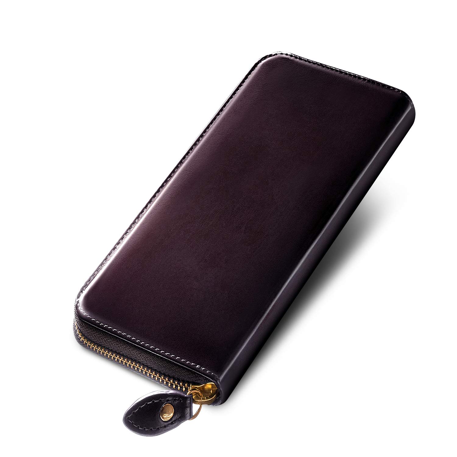 [グレヴィオ] 一流 の 財布 職人 が 作る 長財布 メンズ財布 ながざいふ ビジネス ジャパンレザー 本革 ラウンドファスナー 大容量