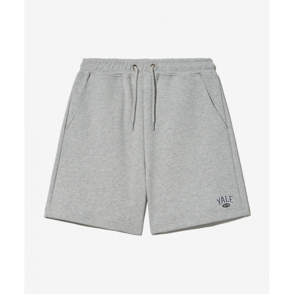 エールスモール2トーンアーチスウェットショーツメランジグレー