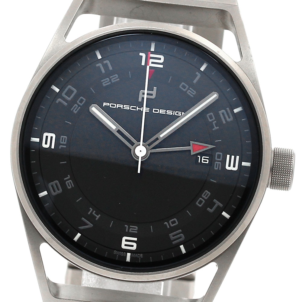 ポルシェデザイン Porsche Design 6020.2.01.001.01.2 1919 グローブタイマー GMT 自動巻き メンズ 保証書付き_843653【中古】