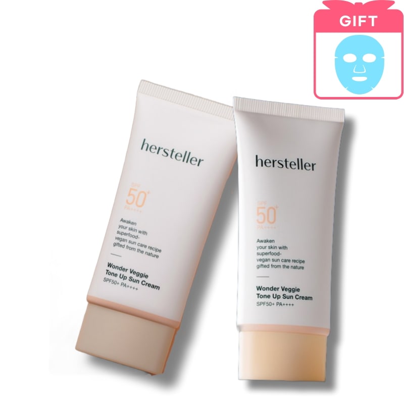 [1+1]ワンダー ベジ トーンアップ 日焼け止め SPF50 + PA +++ 50ml