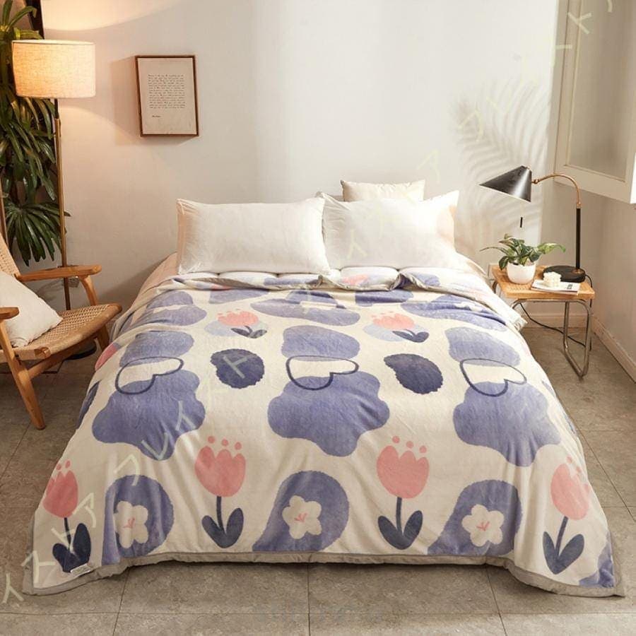 掛け毛布 ポリエステル フランネル ひざ掛け 膝掛け 冷房対策 暖かい 発熱 ふわふわ 洗える 静電気防止 抗菌 防臭 おしゃれ ブランケット ボア 無地 4,609円