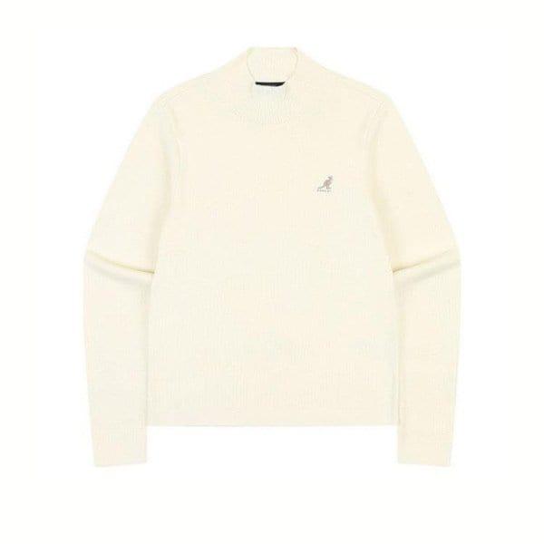 M 長袖Tシャツ CQK KPFW-KN18740IV レディースハイネック スリムニット 1874 アイボリー