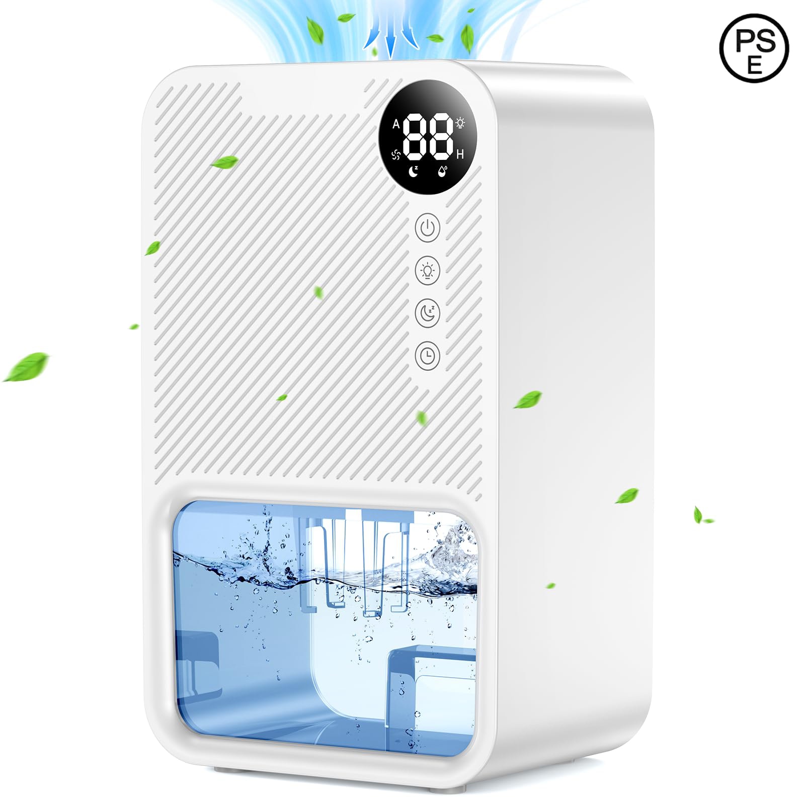 除湿機 除湿器 強力 除湿 静音 满水自動停止 タイマー付き 7色ライト 省エネ 湿気&梅雨対策 消臭 カビ防止 寝室 クローゼット 洗面台 脱衣所 トイレ 部屋除湿器