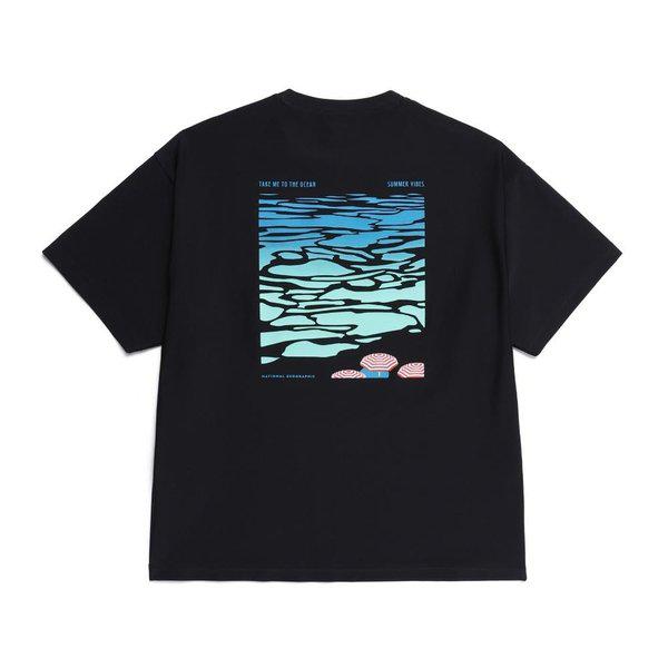 [始興店] N252MRG430 ナショナルジオグラフィック セミオーバーフィット半袖ウォーターTシャツ
