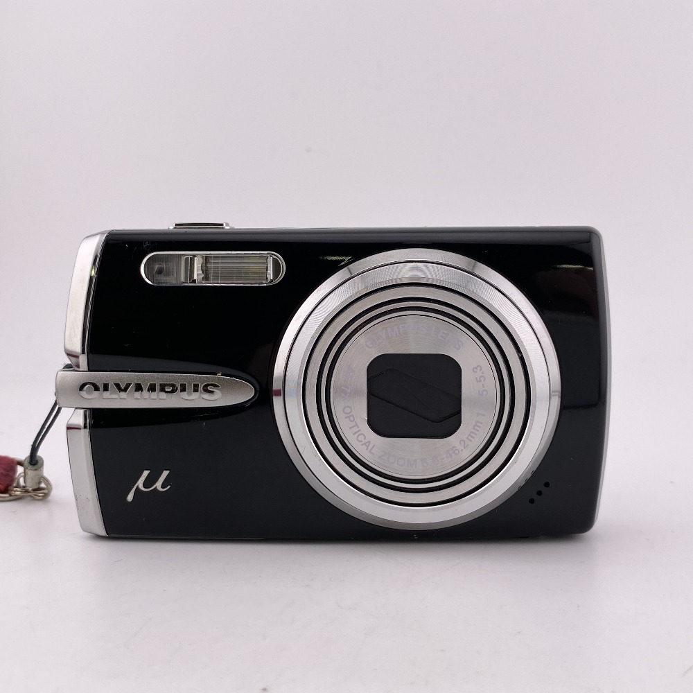 完動品 OLYMPUS オリンパス コンパクトデジタルカメラ μ 1020 6.6-46.2mm 1:3.5-5.3 プラスチック デジタルカメラ ブラック