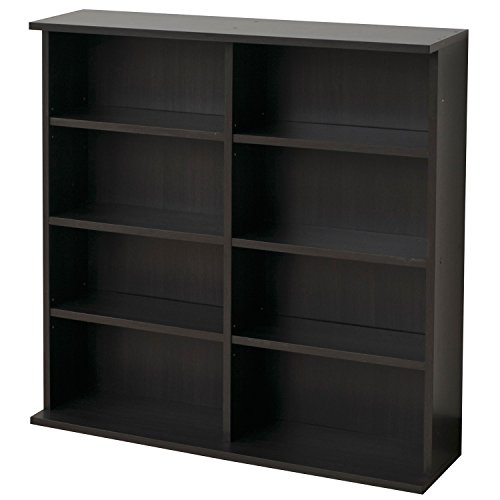 山善(YAMAZEN) 薄型積み重ね本棚(幅90) ダークブラウン CSBS-9090(DBR)