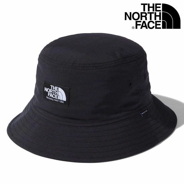 メール便 キャンプサイドハット [NN02345-K] Camp Side Hat メンズレディース TNF アウトドア 帽子 バケットハット UVカット 撥水 サイズ調整可能 ブラック